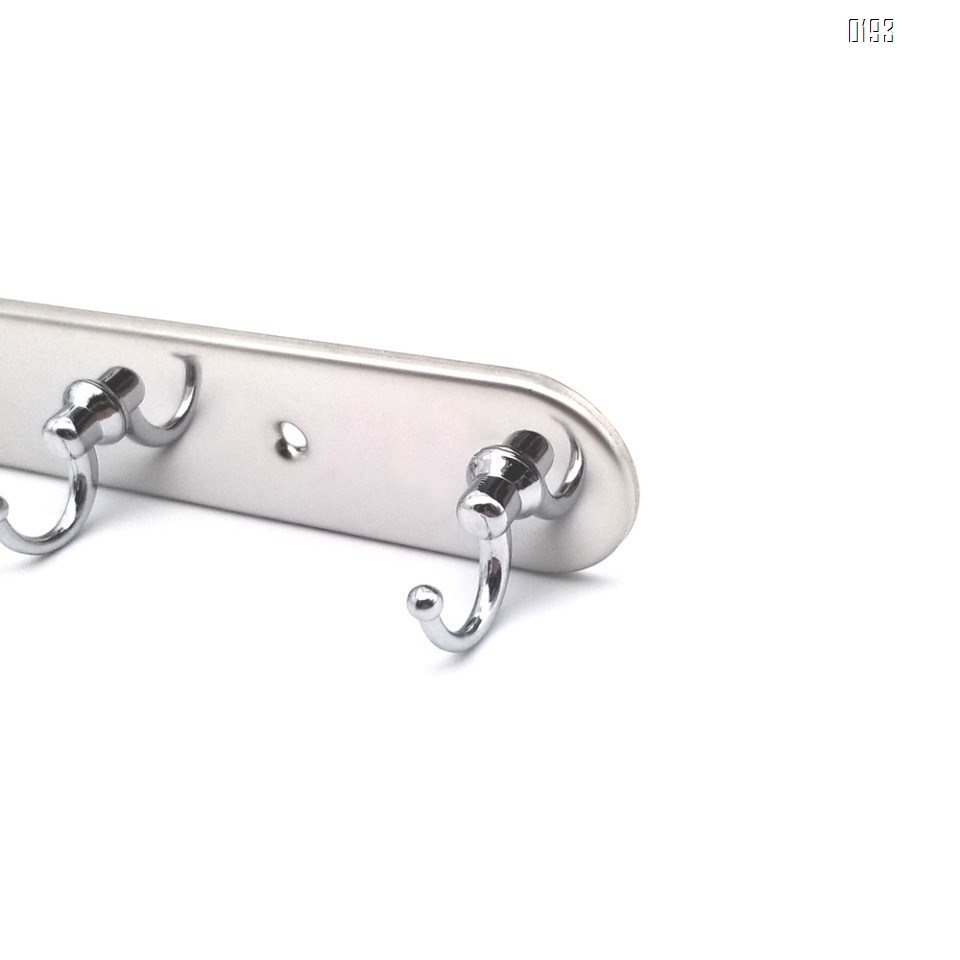 Stainless Steel Hook Rack Coat Hook Rack Wall Mounted SUS304 Brushed Hook