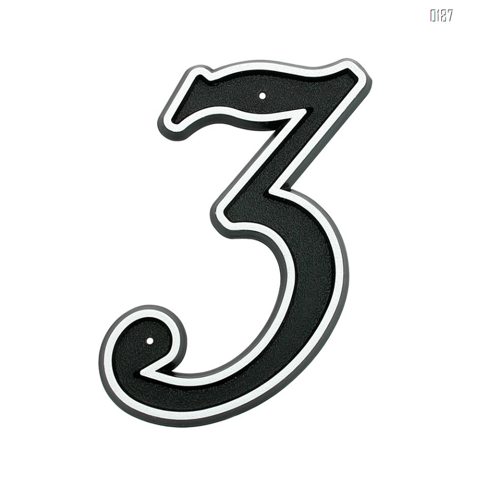 150mm Big Modern House Number Hotel Home Door House Number Outdoor Address Plaque Plastic