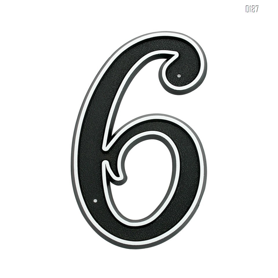 150mm Big Modern House Number Hotel Home Door House Number Outdoor Address Plaque Plastic