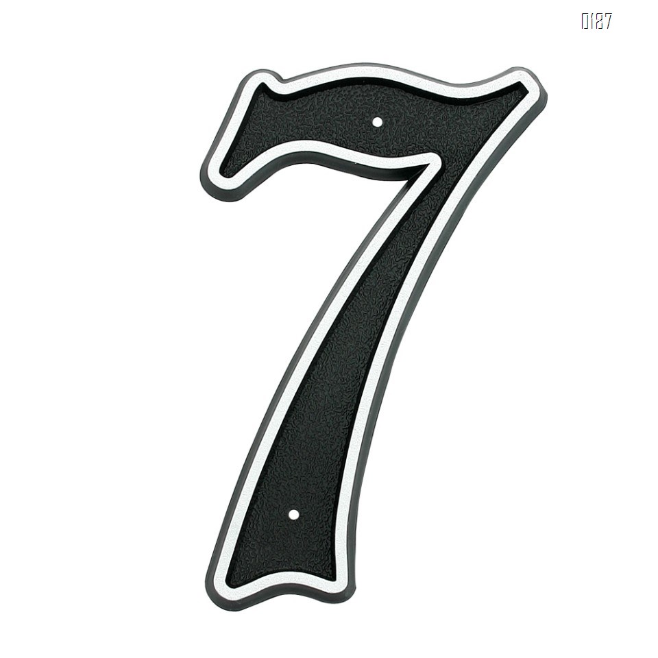 150mm Big Modern House Number Hotel Home Door House Number Outdoor Address Plaque Plastic
