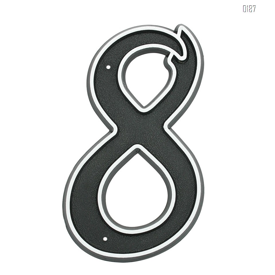 150mm Big Modern House Number Hotel Home Door House Number Outdoor Address Plaque Plastic