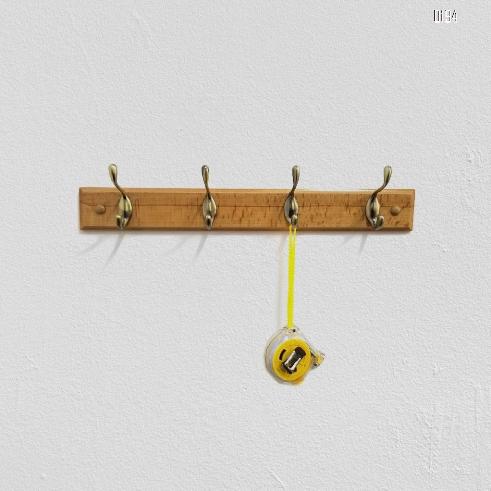 High quality beech and zinc alloy clothes hook  AB color bronze zinc alloy wooden hook