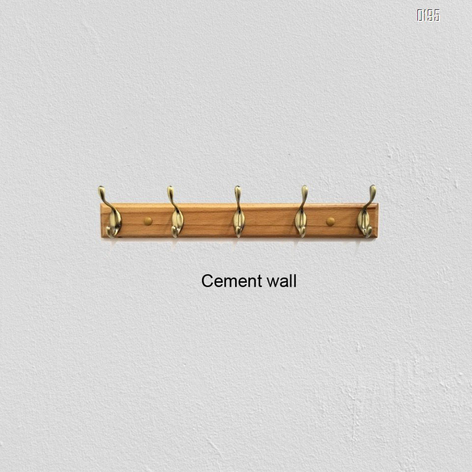 High quality beech and zinc alloy clothes hook | green bronze zinc alloy wooden  hook