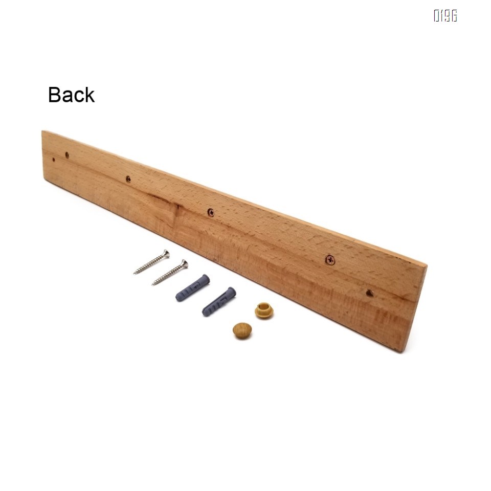 Household wooden  double hook coat rack -4 double hooks - wall hanging - decorative home storage - entrance  foyer corridor bathroom bedroom railing - high quality beech
