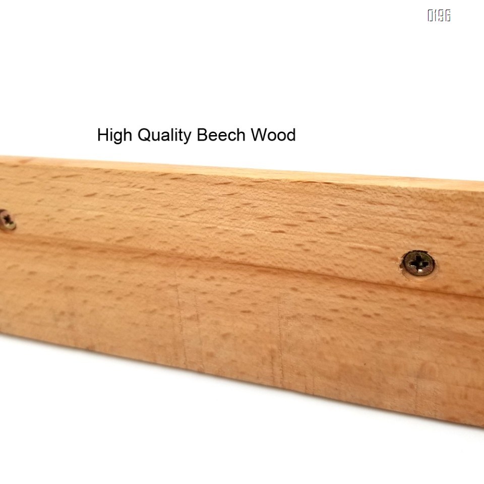 Household wooden  double hook coat rack -4 double hooks - wall hanging - decorative home storage - entrance  foyer corridor bathroom bedroom railing - high quality beech