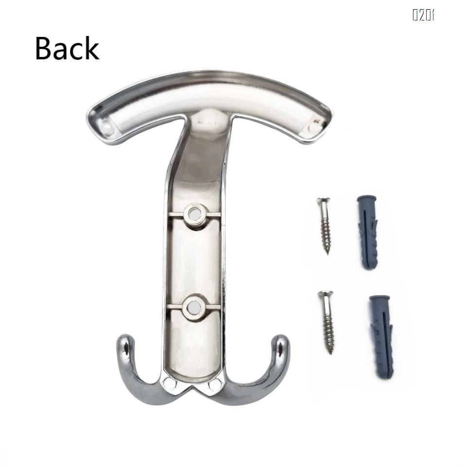 Screw Fix CP overcoat coat hook European coat hook zinc alloy coat hook