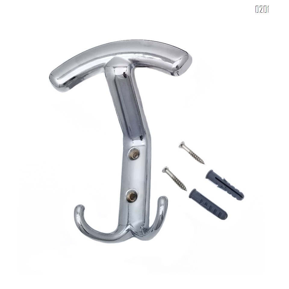 Screw Fix CP overcoat coat hook European coat hook zinc alloy coat hook