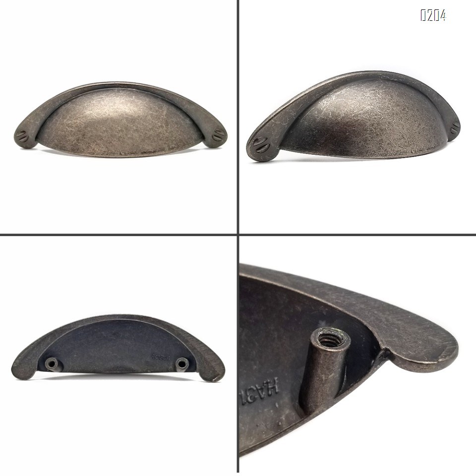 6 Pack Zinc Alloy Vintage Farmhouse Drawer Pulls Modern Kitchen Hardware Cabinet Door Pull Handle C-C 64mm Hole Center 6 pcs/pack