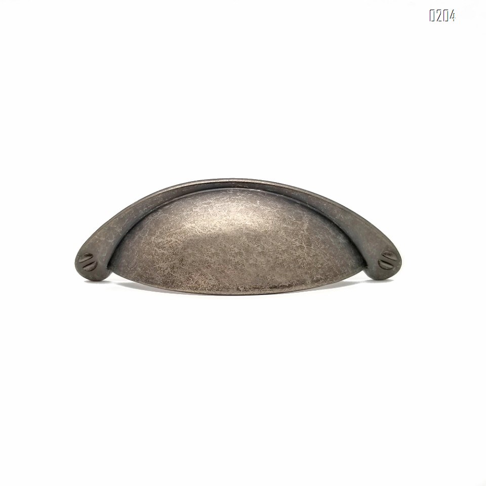 6 Pack Zinc Alloy Vintage Farmhouse Drawer Pulls Modern Kitchen Hardware Cabinet Door Pull Handle C-C 64mm Hole Center 6 pcs/pack