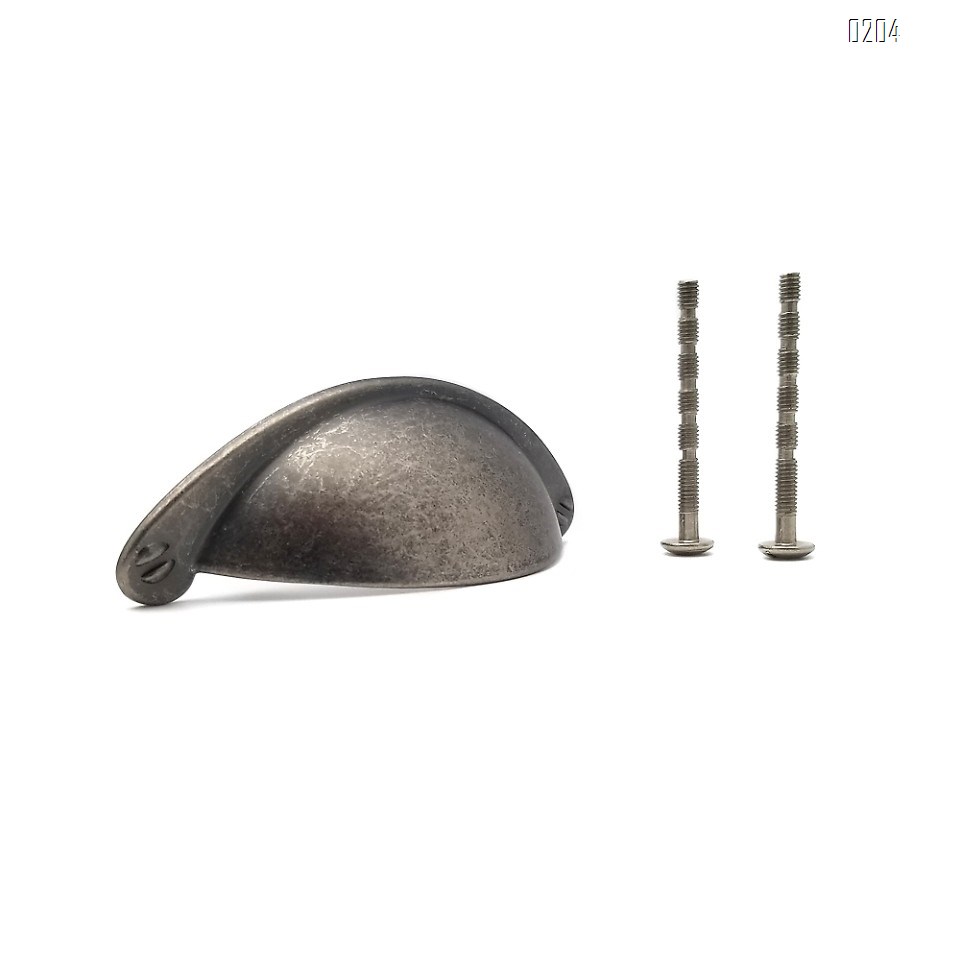 6 Pack Zinc Alloy Vintage Farmhouse Drawer Pulls Modern Kitchen Hardware Cabinet Door Pull Handle C-C 64mm Hole Center 6 pcs/pack
