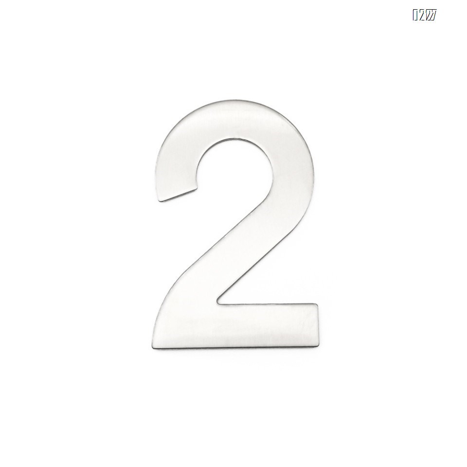 4 Inch Mailbox Numbers 0-9, Door Address Number Stickers for House/Apartment/Floor,  304 Stainless Steel