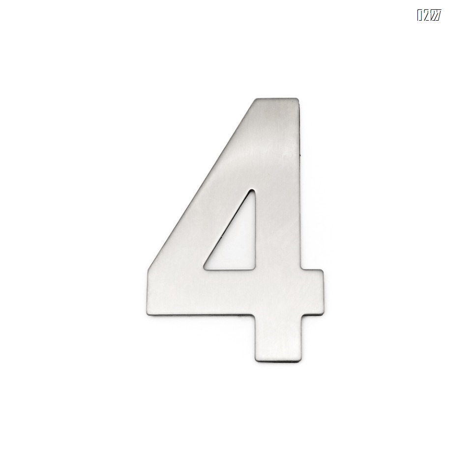 4 Inch Mailbox Numbers 0-9, Door Address Number Stickers for House/Apartment/Floor,  304 Stainless Steel