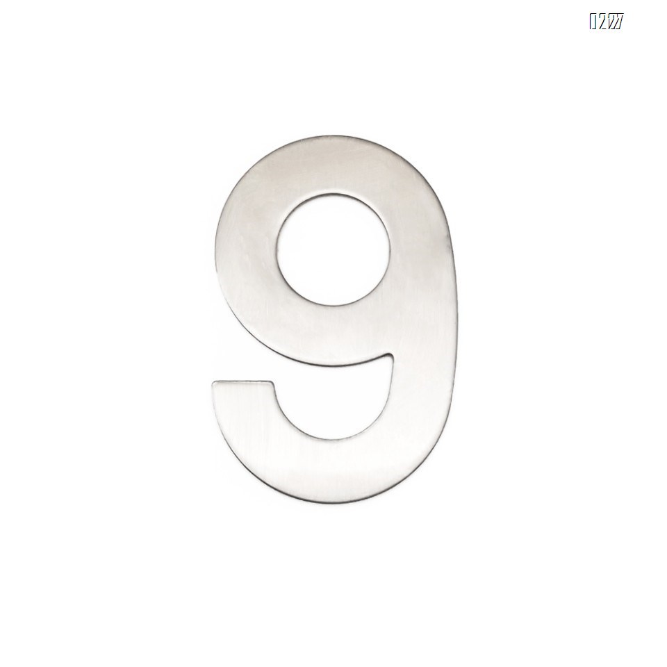 4 Inch Mailbox Numbers 0-9, Door Address Number Stickers for House/Apartment/Floor,  304 Stainless Steel
