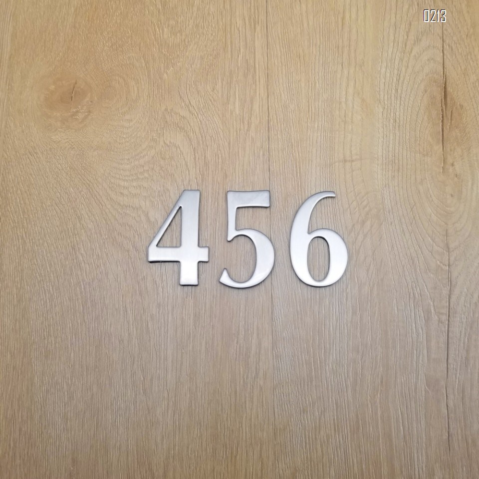 Self 1.4 Inch Mailbox Numbers 0-9,  Number Stickers for House/Apartment/Floor,  304 Stainless Steel