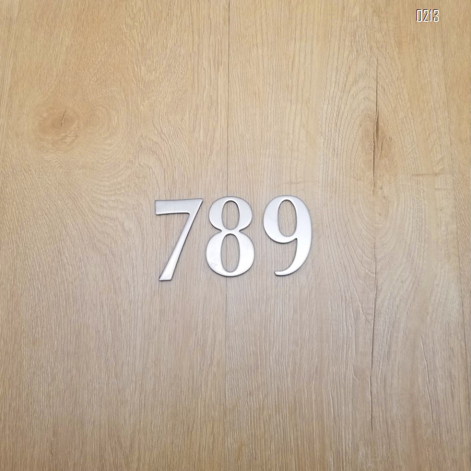 Self 1.4 Inch Mailbox Numbers 0-9,  Number Stickers for House/Apartment/Floor,  304 Stainless Steel