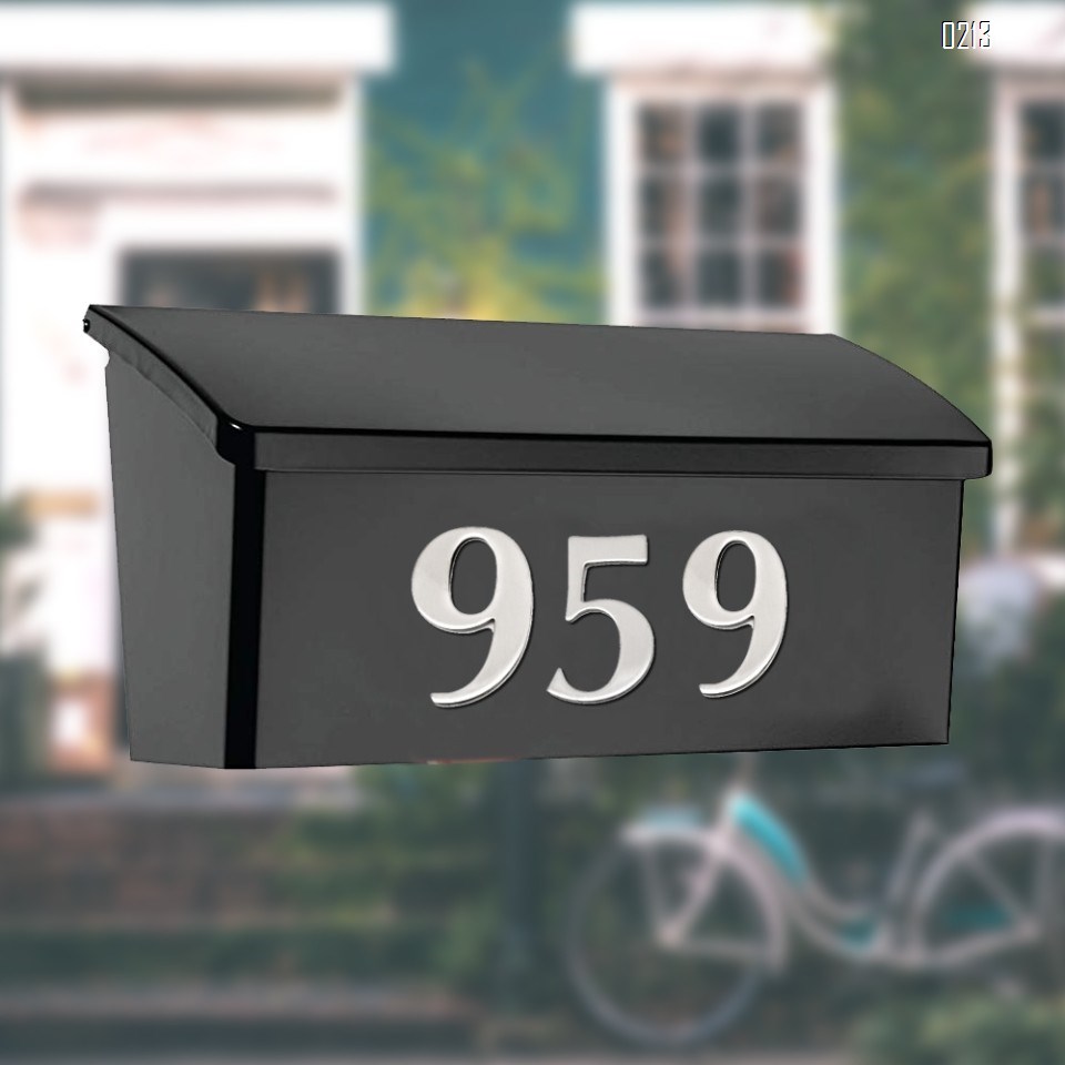 Self 1.4 Inch Mailbox Numbers 0-9,  Number Stickers for House/Apartment/Floor,  304 Stainless Steel