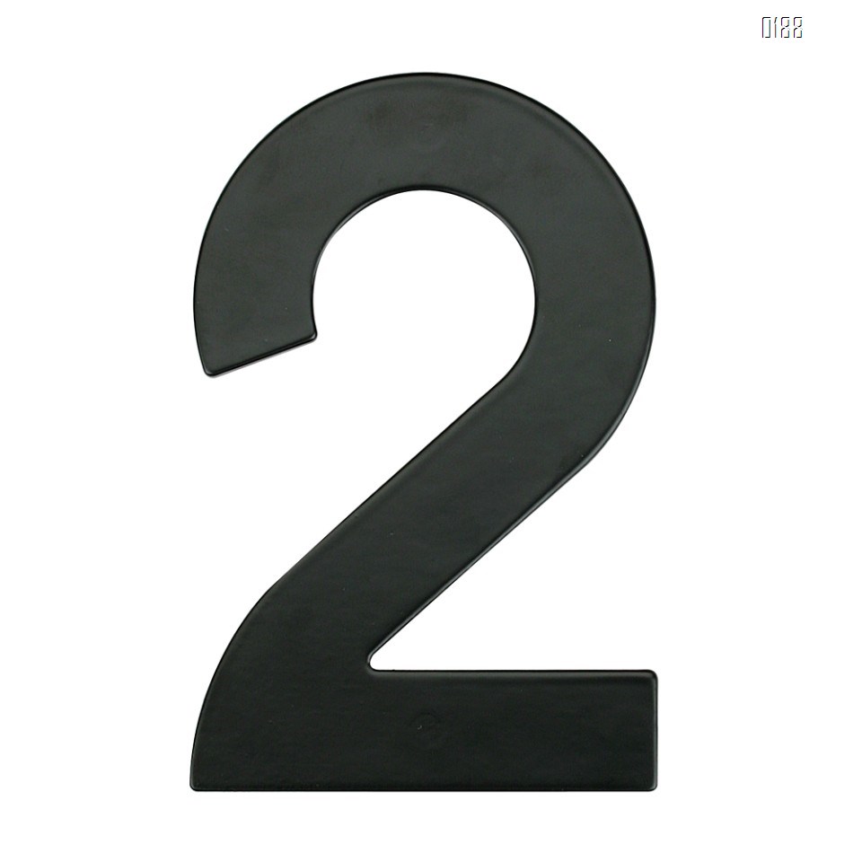 6 inch 145mm Big Modern House Number Hotel Home Door Room Number Outdoor Address Plaque Iron