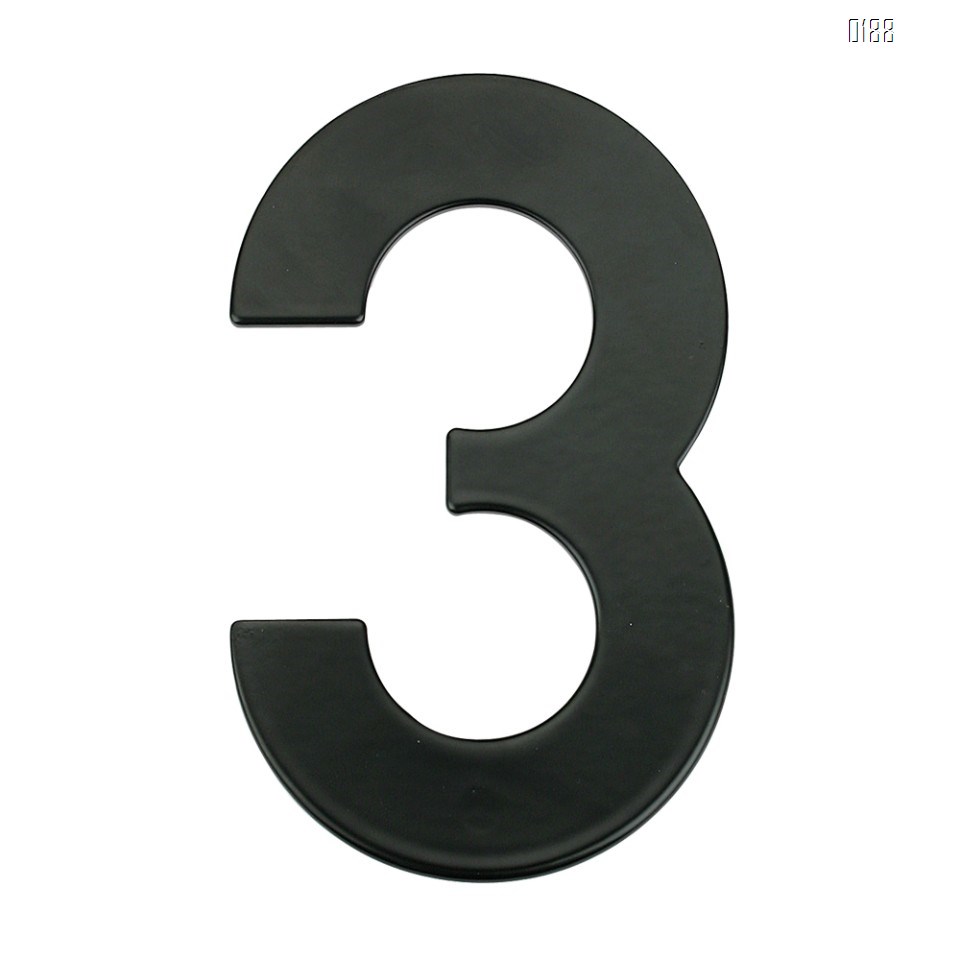 6 inch 145mm Big Modern House Number Hotel Home Door Room Number Outdoor Address Plaque Iron