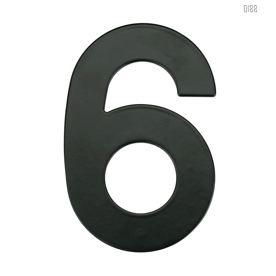 6 inch 145mm Big Modern House Number Hotel Home Door Room Number Outdoor Address Plaque Iron