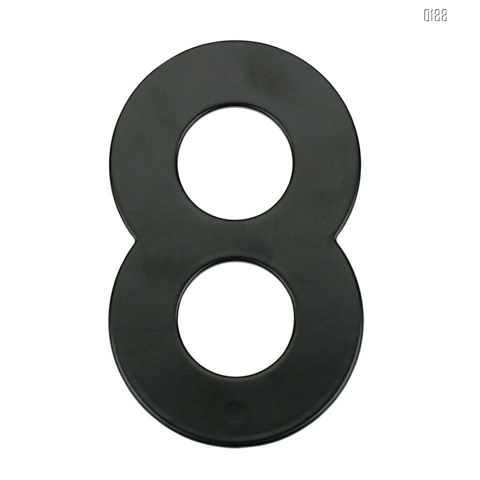 6 inch 145mm Big Modern House Number Hotel Home Door Room Number Outdoor Address Plaque Iron