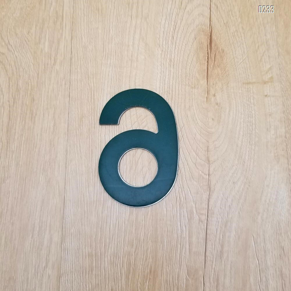4 Inch House Numbers 6, Door Address Number Stickers for House/Apartment/Floor,  304 Stainless Steel