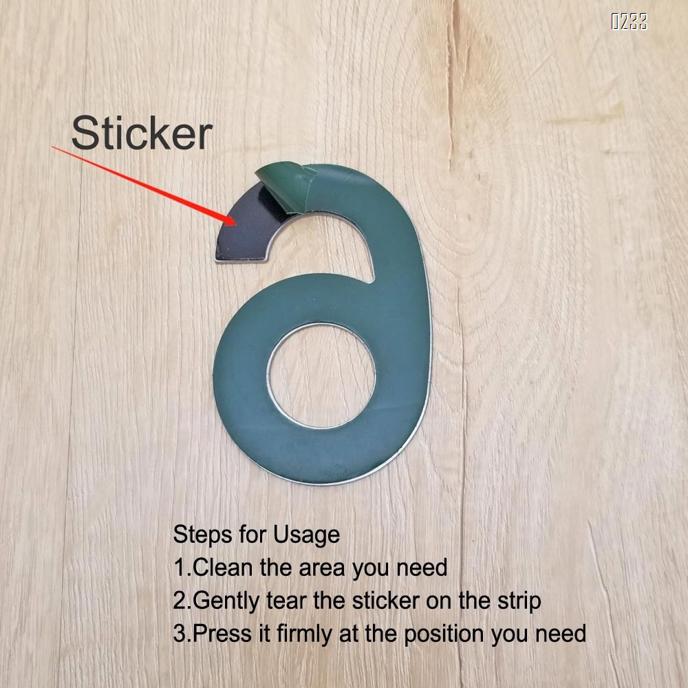 4 Inch House Numbers 6, Door Address Number Stickers for House/Apartment/Floor,  304 Stainless Steel