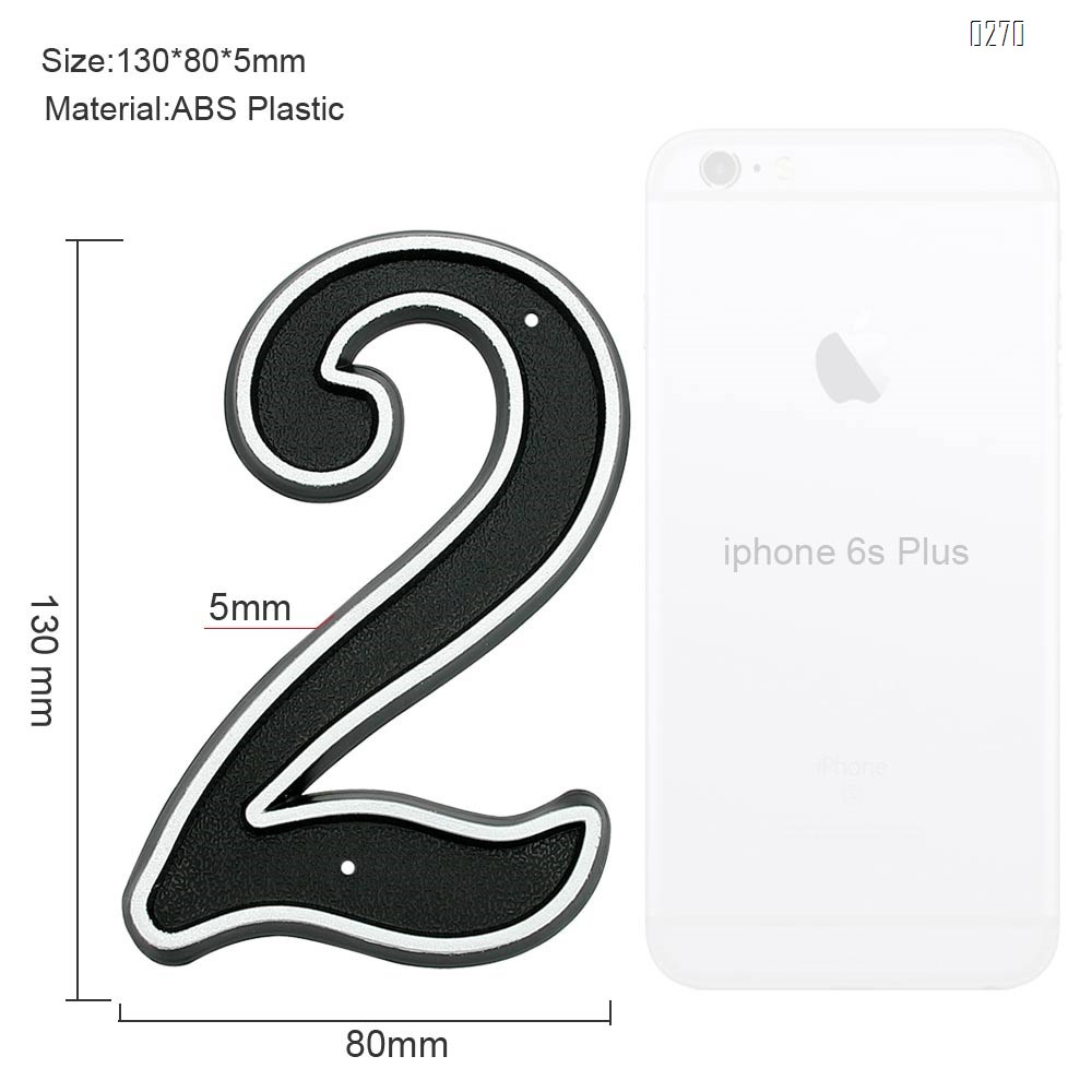 150mm Big Modern House Number Hotel Home Door House Number House Number 2