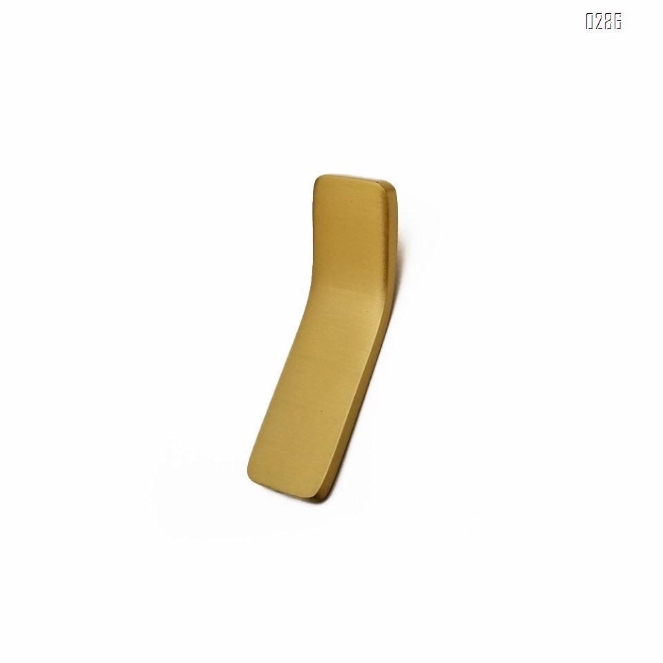 Home Brass Bath Towel Hooks Super Heavy Duty Wall Mount Gold Finish Hook, Fit for Bedroom,Living Room, Bathroom and Fitting Room, Office,Non perforated brass brushed gold hook