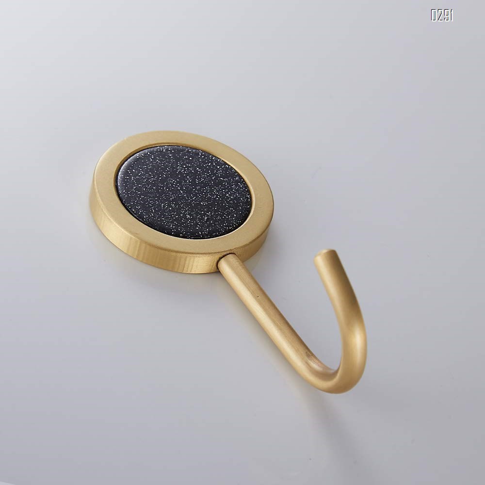 Nordic brass hook, strong adhesive, wall hanging,  metal hanging, clothes hook, adhesive hook, no perforation