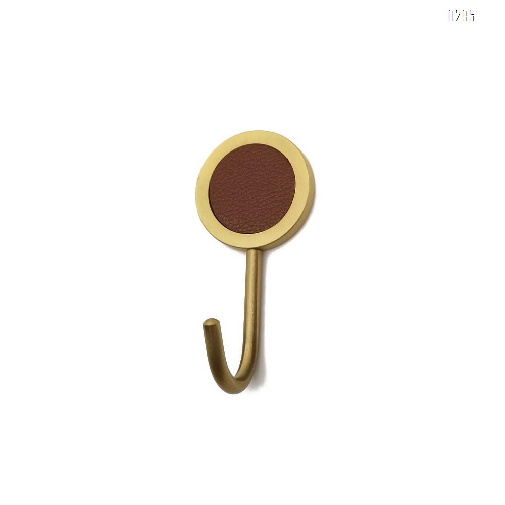 Nordic Decorative Hooks/ Pearl Shells Brass Wall Hooks/ Coat Hooks/ Bathroom Kitchen Towel Hooks/ Hat Hangers Bag Hooks/ Decorative Hooks brown