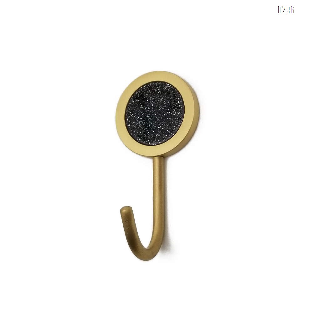 Nordic Decorative Hooks/ Pearl Shells Brass Wall Hooks/ Coat Hooks/ Bathroom Kitchen Towel Hooks/ Hat Hangers Bag Hooks/ Decorative Hooks Bright black