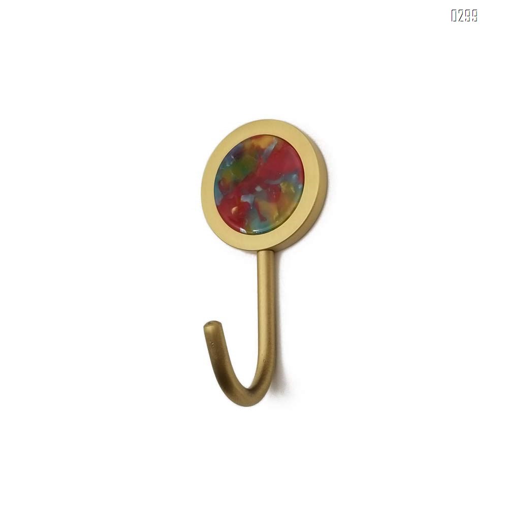 Nordic Decorative Hooks/ Pearl Shells Brass Wall Hooks/ Coat Hooks/ Bathroom Kitchen Towel Hooks/ Hat Hangers Bag Hooks/ Decorative Hooks Dazzle color