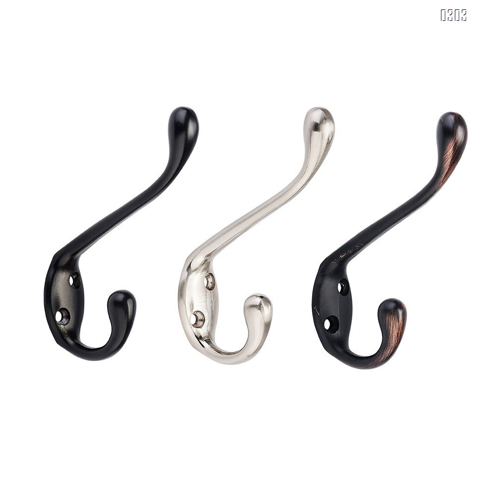 Ambipolar Heavy Duty Metal Decorative Dual Coat Hook/Hat Hook - Wall Mounted , Wall Hook, Double Coat Hange,Coat hook