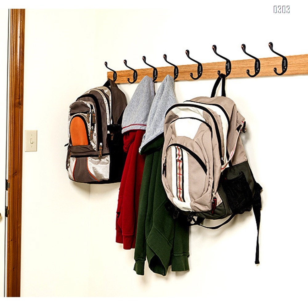 Ambipolar Heavy Duty Metal Decorative Dual Coat Hook/Hat Hook - Wall Mounted , Wall Hook, Double Coat Hange,Coat hook