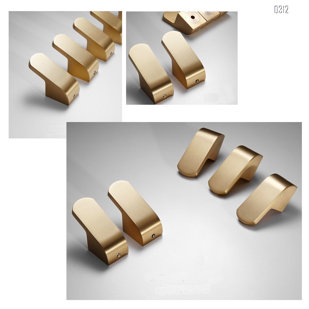 Small Home Brass Bath Towel Hooks Super Heavy Duty Wall Mount Brass Finish Hook, Fit for Bedroom,Living Room, Bathroom and Fitting Room, Office