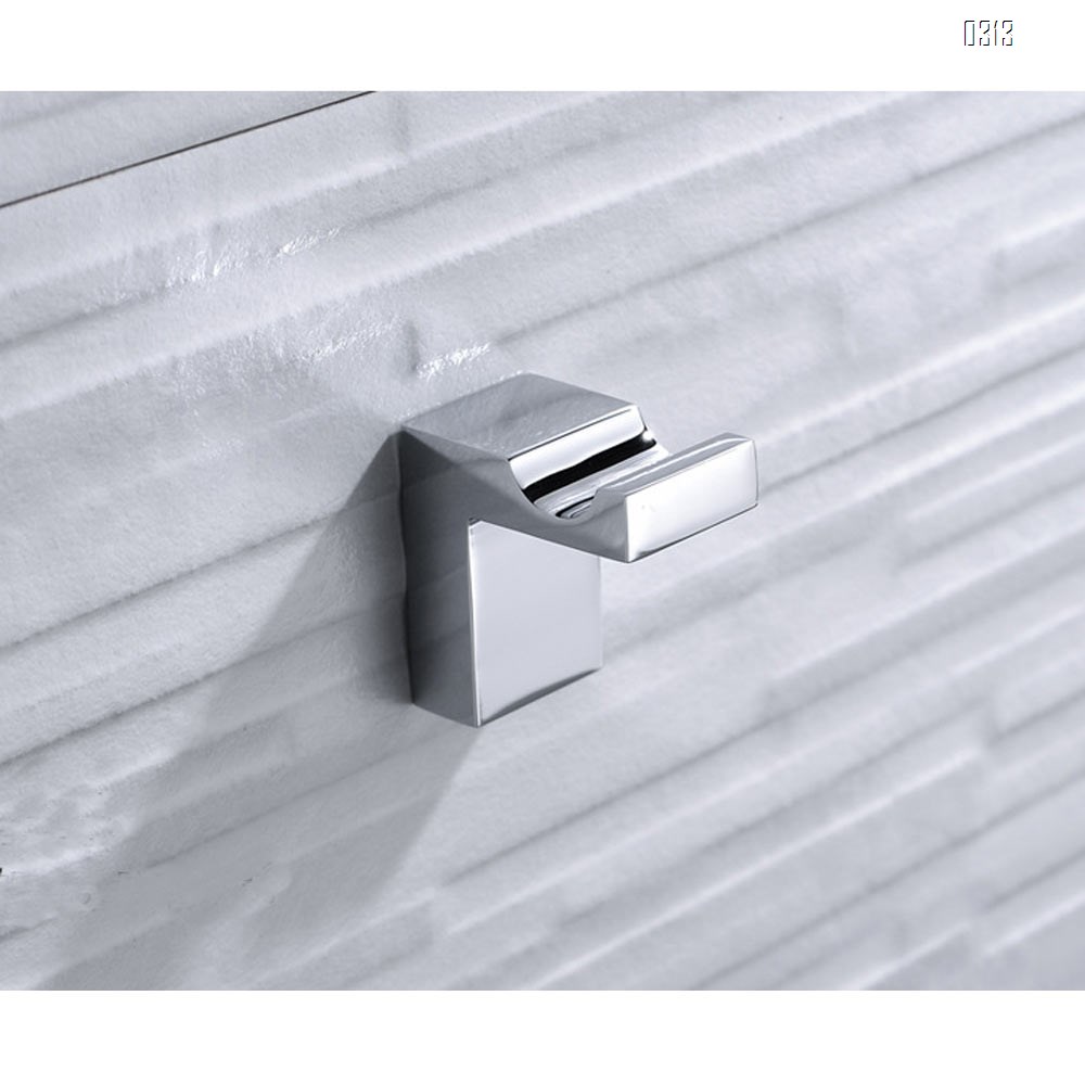 Towel Hooks Brass Chroming Coat Hook Clothes Single Robe Hook for Bathroom Kitchen Bedroom Wall Mounted
