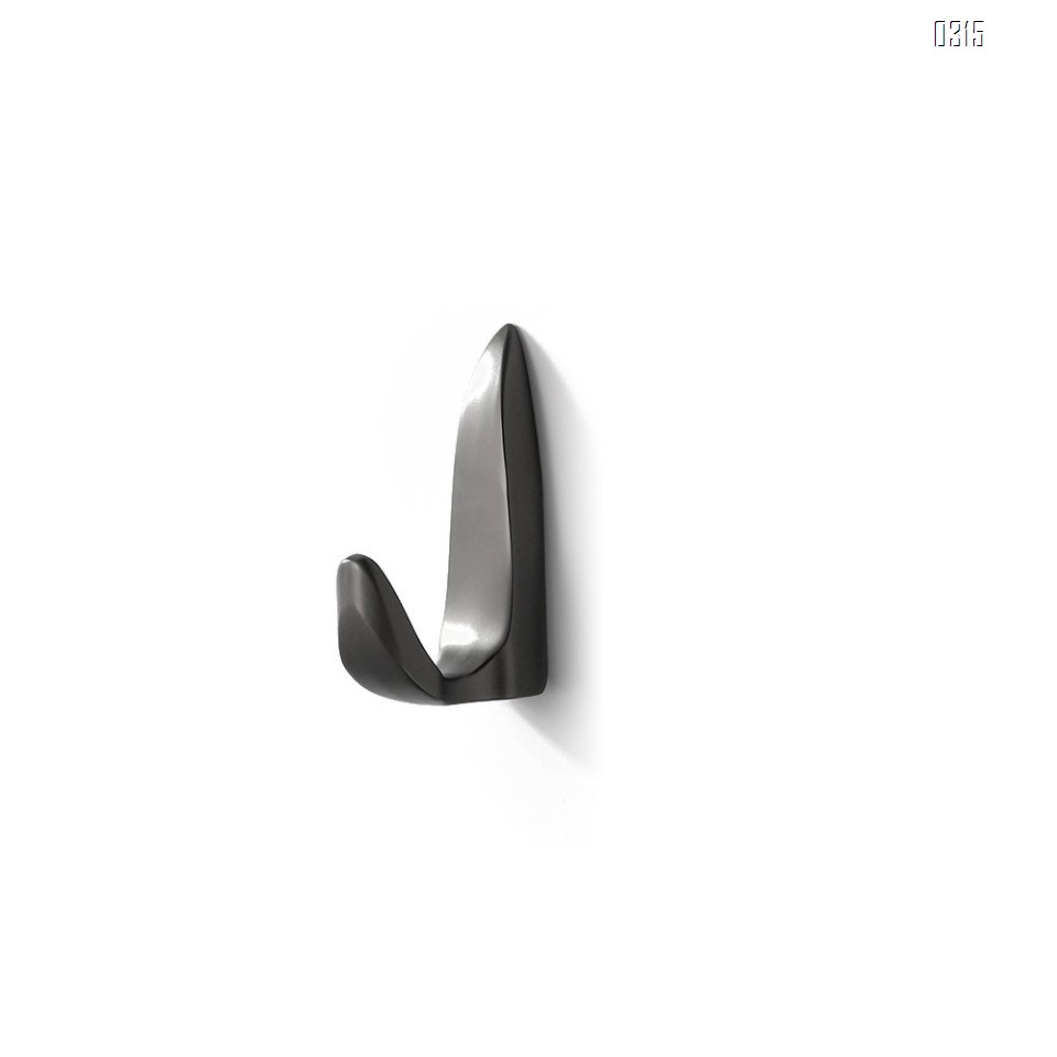 Gray New high-end simple single coat hook Nordic Light luxury gold kitchen bathroom hook fitting room hook