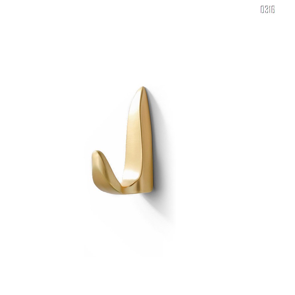 Gold Wire New high-end simple single coat hook Nordic Light luxury gold kitchen bathroom hook fitting room hook