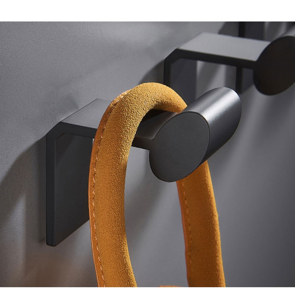 Wall Coat Hook,Adhesive Hooks,Aluminum Alloy Heavy Duty Single Towel Hook, Hanging Jackets Headset Robe Clothes Hat