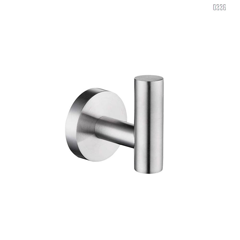 Bathroom Towel Hook No Drill Robe Hook Shower Kitchen Wall Hanging Hooks Wall Mount SUS 304 Stainless Steel