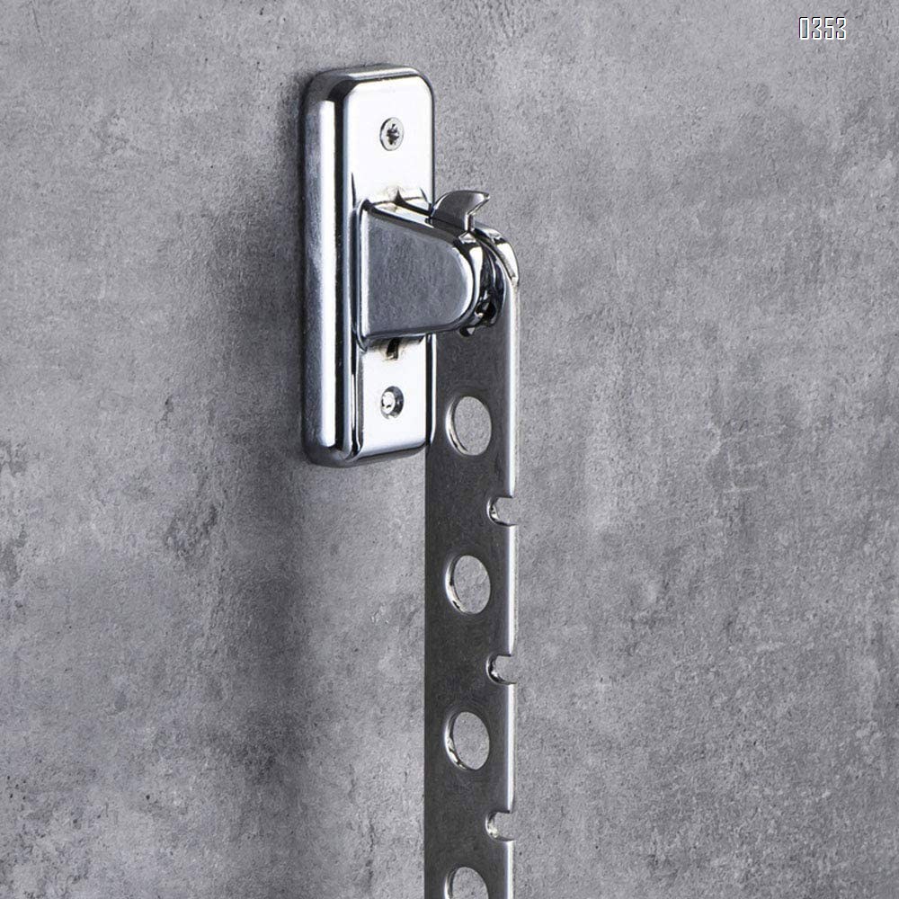 Stainless Steel Folding Swing Clothes Hanger Wall Mounted Clothes Drying Rack Swing Arm Clothing Multiple Hook Bathroom Accessory Closet Systems