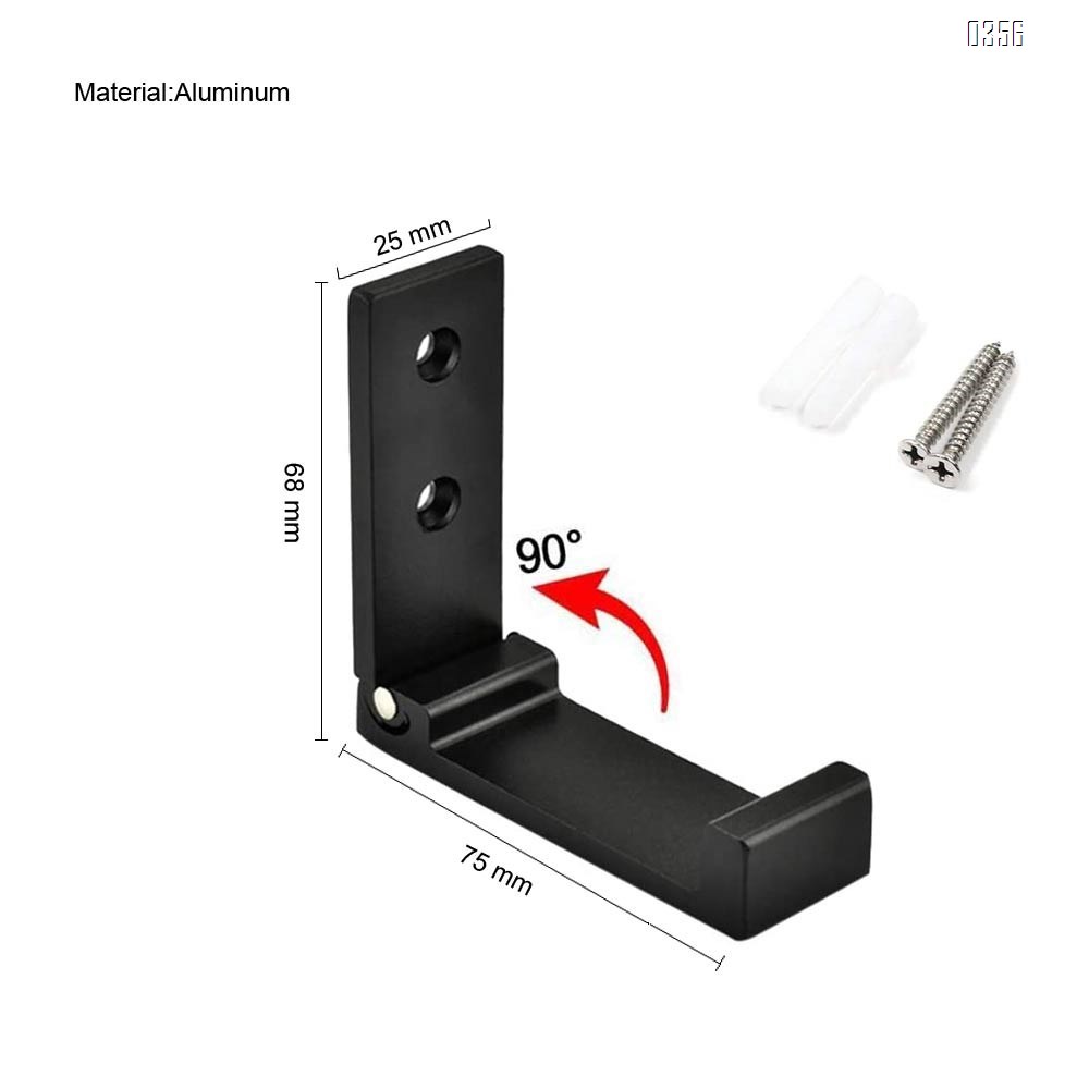 Space Aluminum Folding Clothes Rack Wall Mounted, Foldable Towel Wall Hanger Hooks Retractable Hook Folding Wall Rack Hook Holder for Clothes