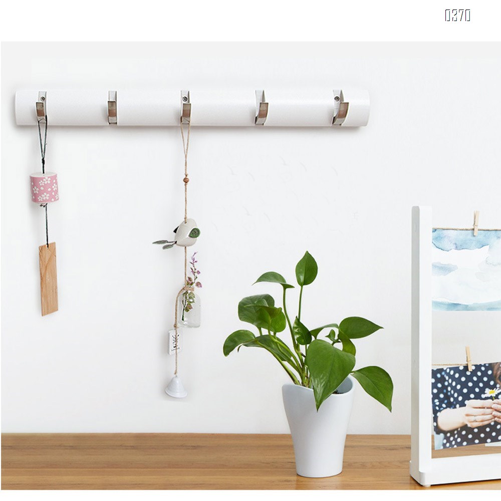 Bamboo Wall Mounted Coat Rack Hooks And Hanger Space Saving with Retractable And Flipped Smooth for Hanging Clothes Plants Towels Pictures Keys Hats Heavy Duty Shower Wall