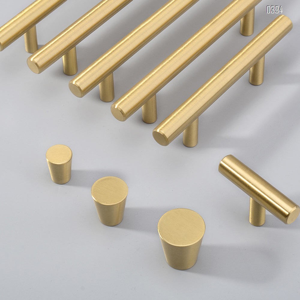 12.5 Inch(320mm) Hole Centers Cabinet Pulls Matte Black And Gold Drawer Pulls Kitchen Cabinet Handles Solid Brass T Bar Pulls for Drawer Flat Kitchen Hardware