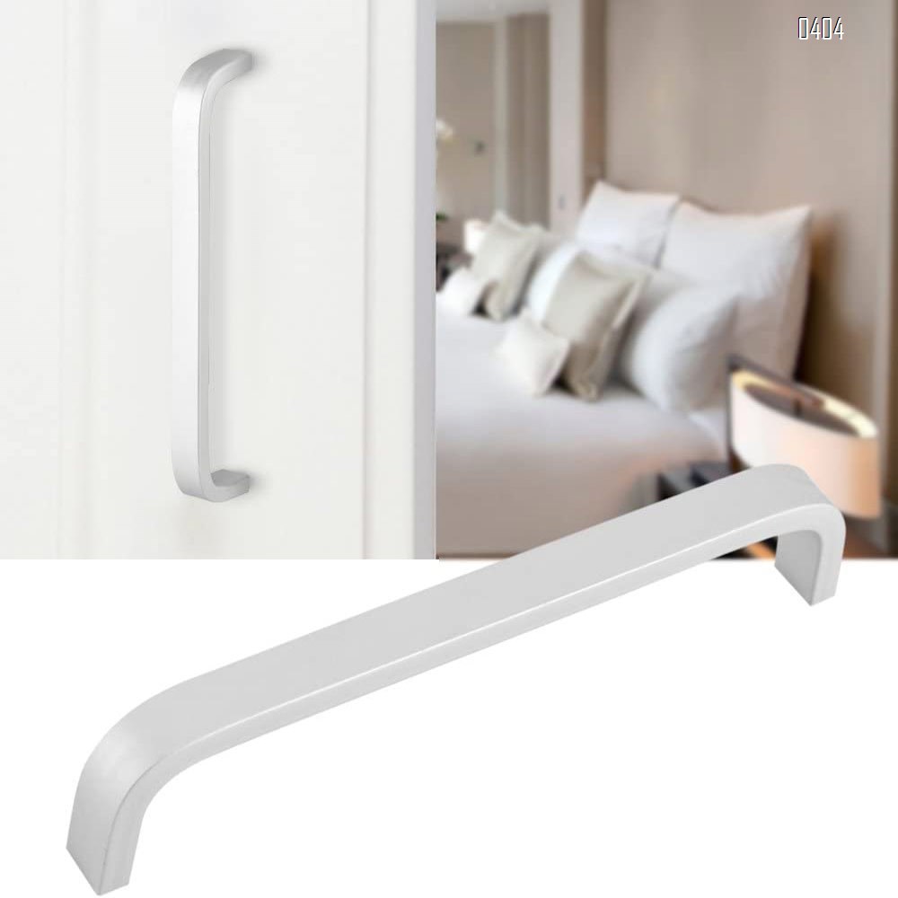 Aluminium Alloy Square Corner Bar Cabinet Door Handles Drawer Pulls Knobs Hole Centers 7.5 inch 192mm
