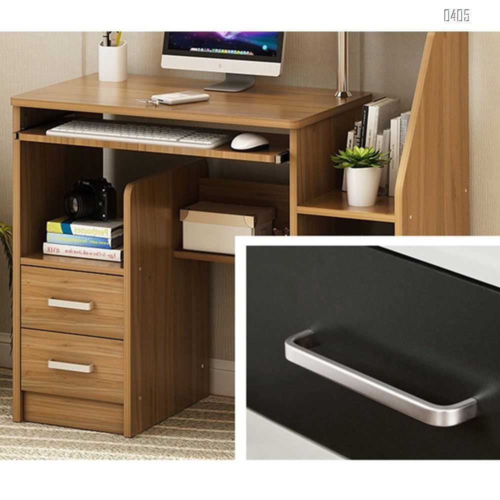Aluminium Alloy Square Corner Bar Cabinet Door Handles Drawer Pulls Knobs Hole Centers 5 inch 128 mm