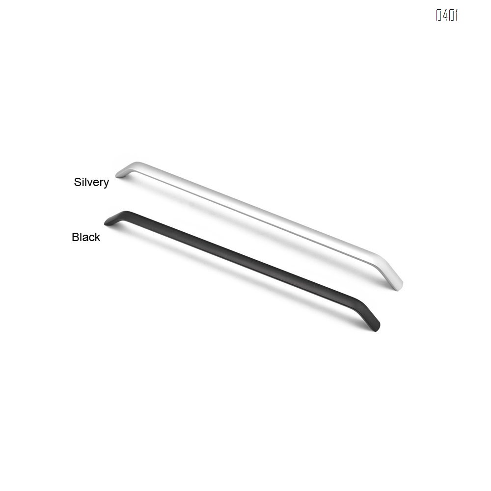 American Style Black Solid Space Aluminium Alloy Handles Cabinet Handles Drawer Knobs Door Pulls Furniture Handle Hardware Hole Center 192mm