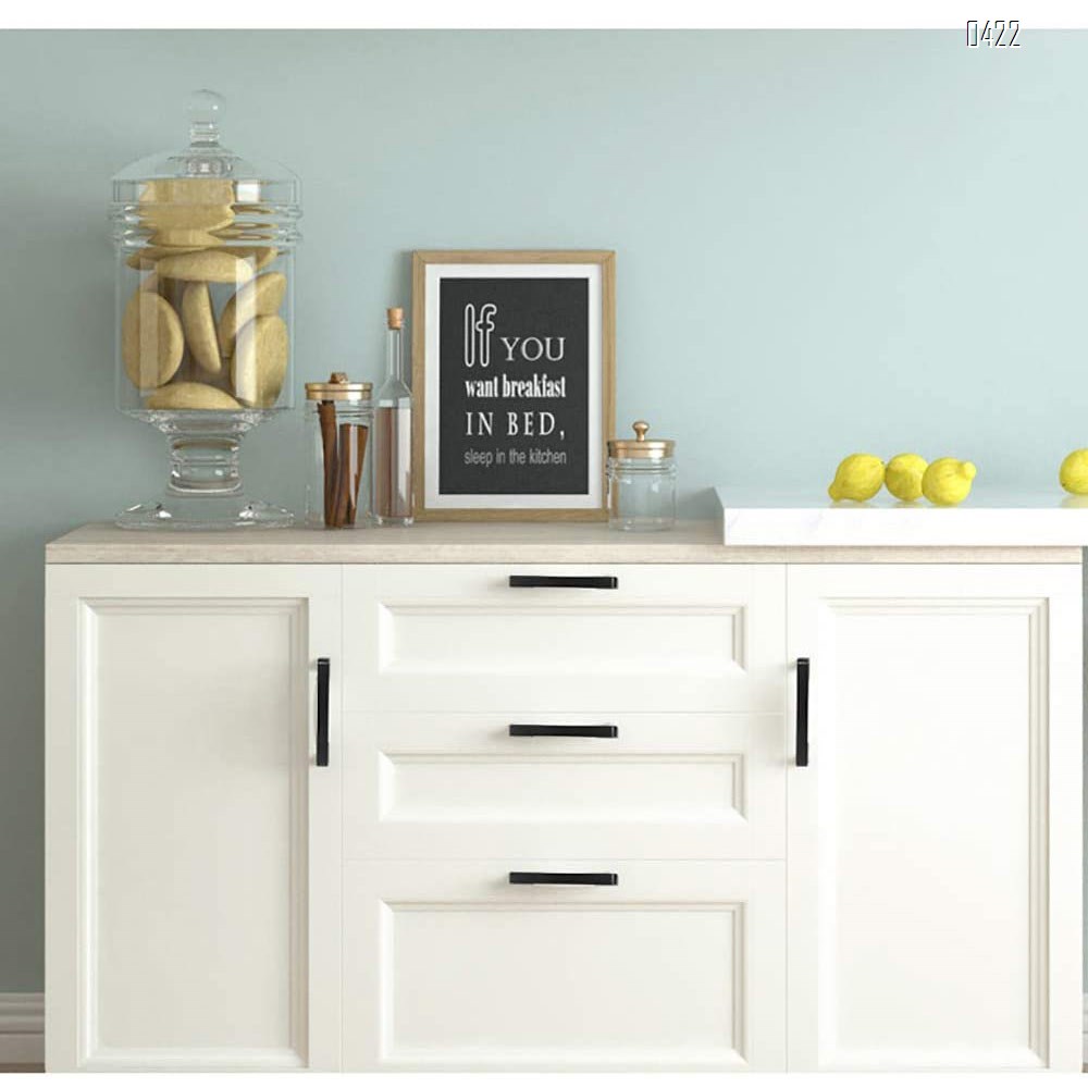 Modern  Square Drawer Pulls Zinc Alloy Kitchen Hardware Cabinet Handles, 320mm Hole Centers