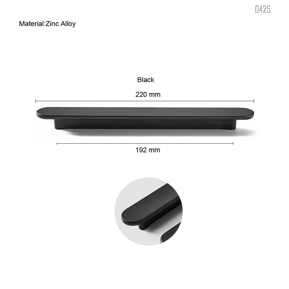 192mm Hole Center Solid Zinc Alloy, Bar Handle Pull with A Fine-Brushed Satin Nickel Finish  Kitchen Cabinet Hardware/Dresser Drawer Handles