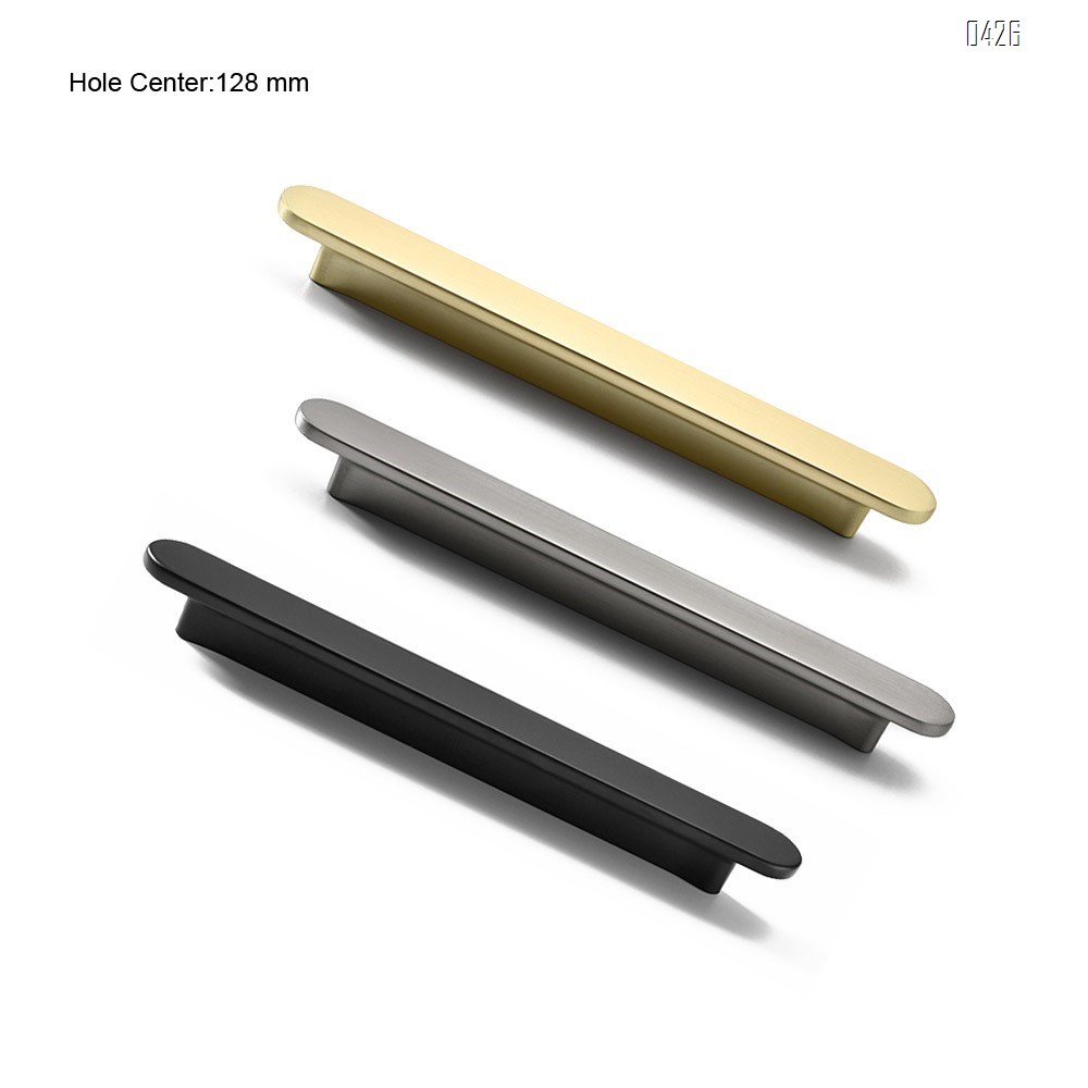 128mm Hole Center Solid Zinc Alloy, Bar Handle Pull with A Fine-Brushed Satin Nickel Finish  Kitchen Cabinet Hardware/Dresser Drawer Handles